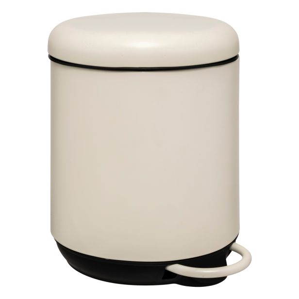 5five Soft Close Pedal Bin, 3L, Ivory