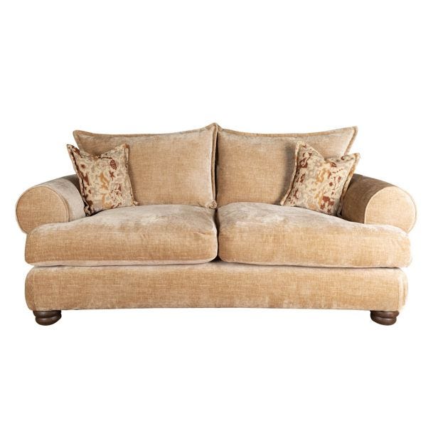 Casa Tetbury 2 Seater Fabric Sofa, Caramel