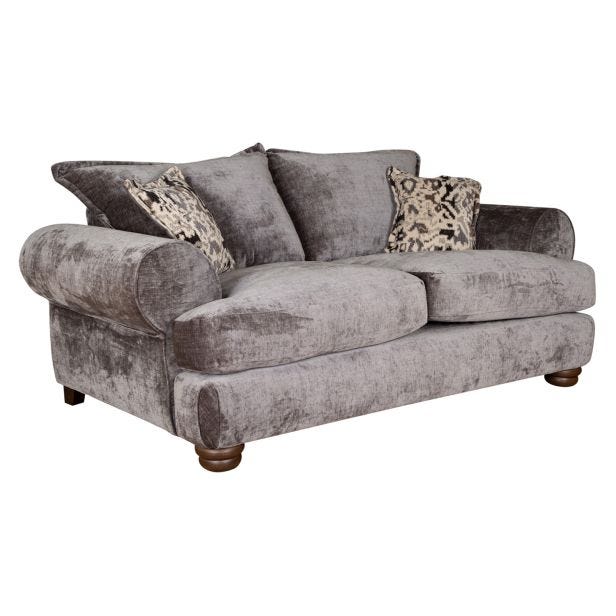 Casa Tetbury 2 Seater Fabric Sofa, Grey