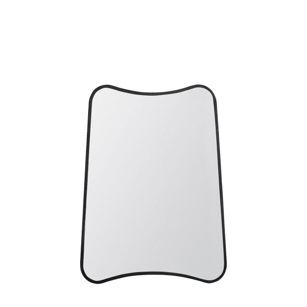 Gallery Kurva Rectangular Mirror, 81x61cm, Black