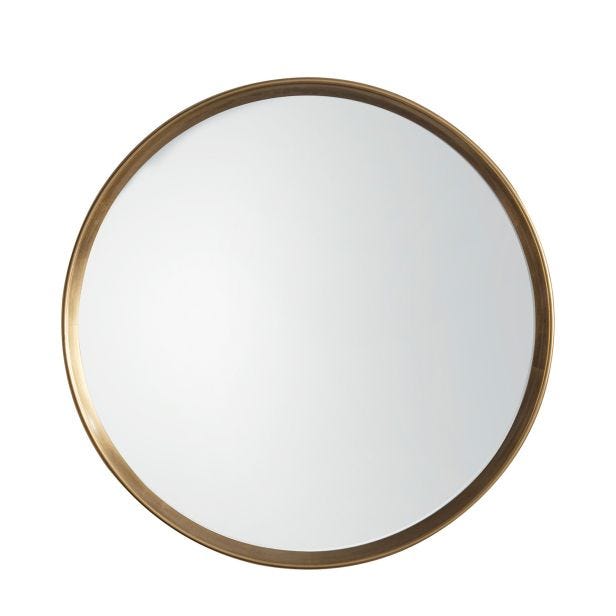 Gallery Harvey Round Mirror, 95x95cm, Gold