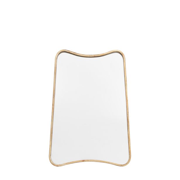 Gallery Kurva Rectangular Mirror, 81x61cm, Gold