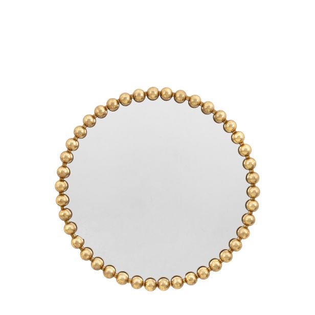 Gallery Ceretti Round Mirror, 80x80cm, Gold