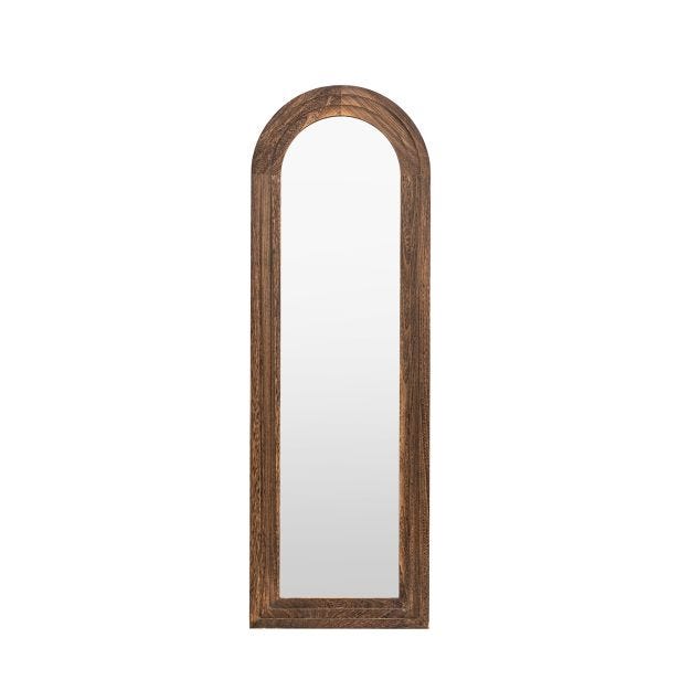 Gallery Beaufort Wooden Arch Mirror, 163x54cm, Brown