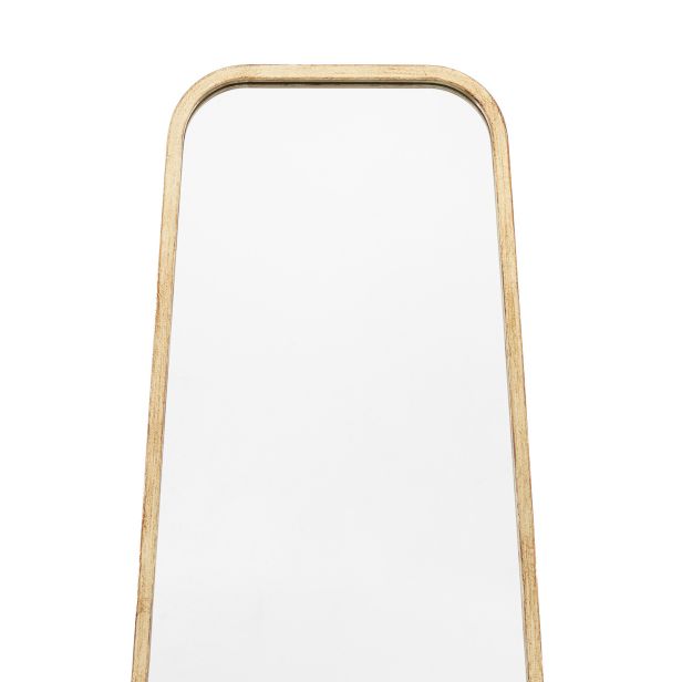 Gallery Kurva Leaner Mirror, 123x56cm, Gold