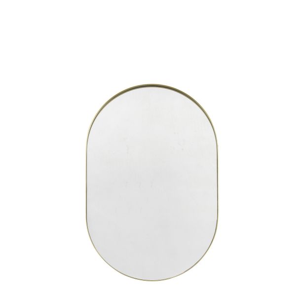 Gallery Hurston Elipse Mirror, 90x60cm, Champagne