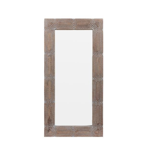 Gallery Chandi Leaner Mirror, 183x91cm, Natural Whitewash