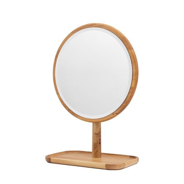Gallery Kingham Dressing Mirror, 64x46cm, Oak