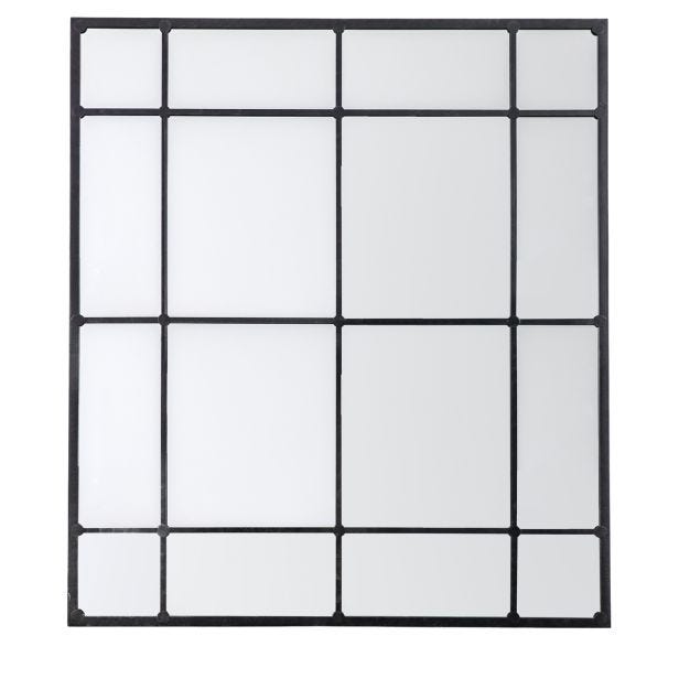 Gallery Margate Mirror, 150x133cm, Black