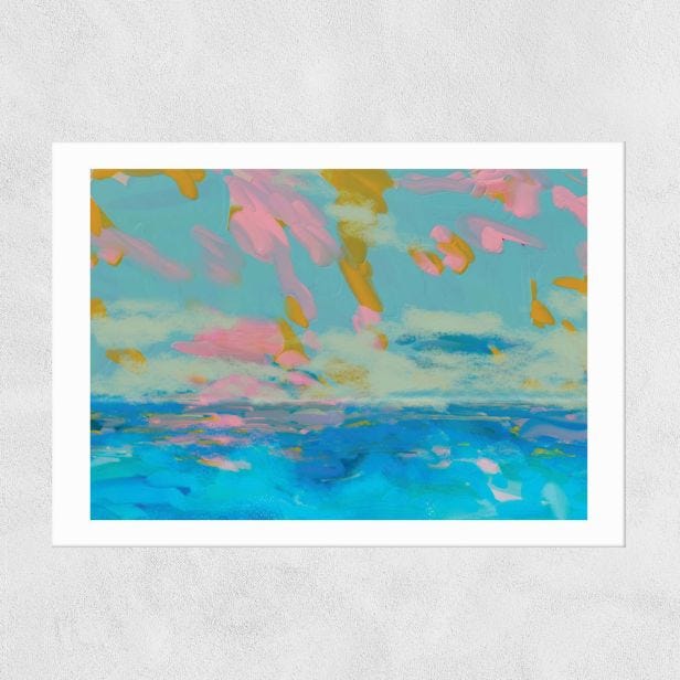La Mer La Lune Tricotee Printed Artwork by Ana Rut Bre, A3
