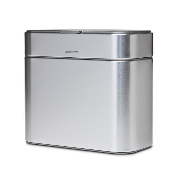 Simplehuman Compost Caddy, CW1645, Brushed Stainless Steel, 4L
