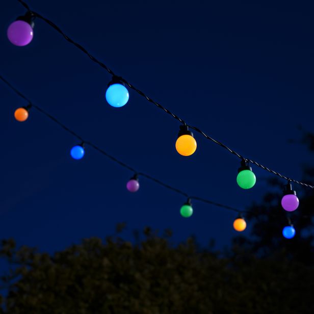 Smart Garden MultiPower Festoon String Lights, Set of 30, Multicoloured