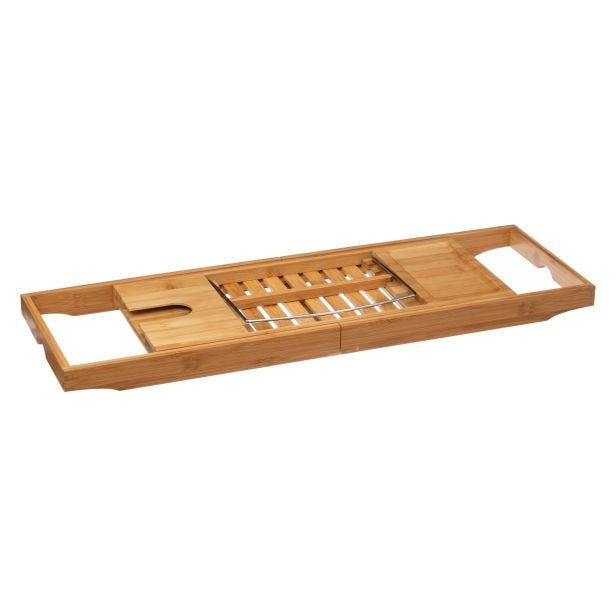 5five Extending Bamboo Bath Rack