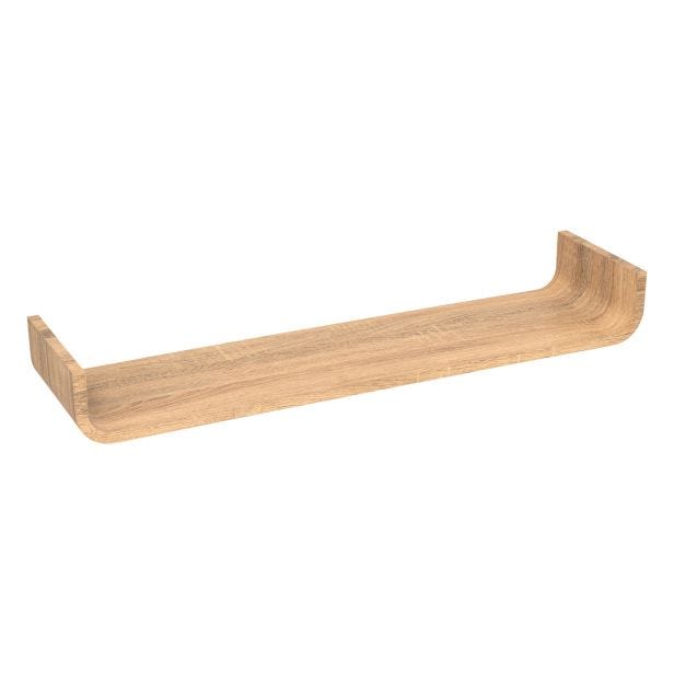 5five Fixy Curve Wall Shelf, 80cm, Natural