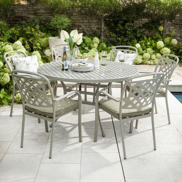 Hartman Berkeley Garden Dining Set, 6 Seater