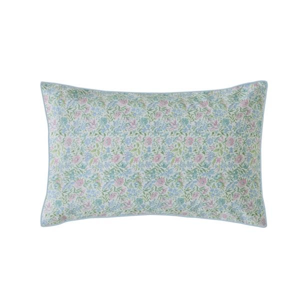 Laura Ashley Sherston Standard Pillowcase Pair, Powder Blue