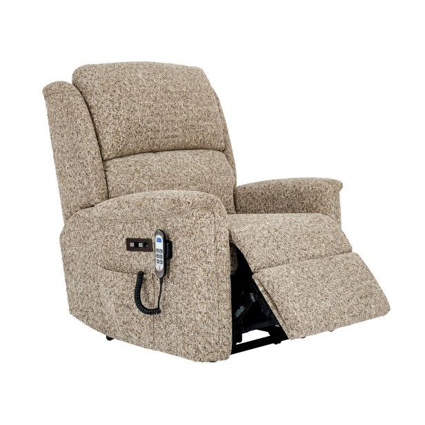 Celebrity Farndon Power Recliner Fabric Armchair, Luna Fawn