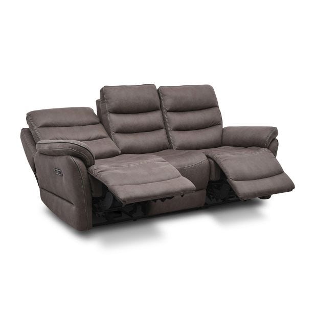La-z-boy Anderson 3 Seater Leather Power Recliner Sofa with Head Tilt, Tutti Esp