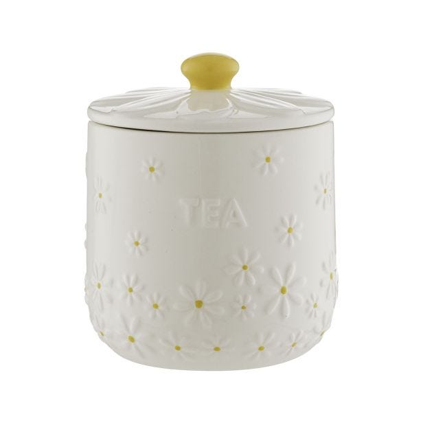 Price & Kensington Daisy Tea Jar, Cream