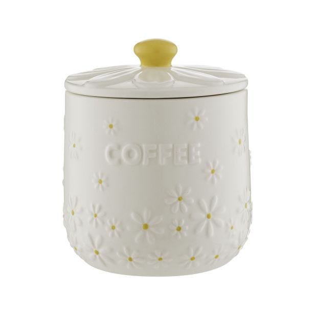 Price & Kensington Daisy Coffee Jar, Cream