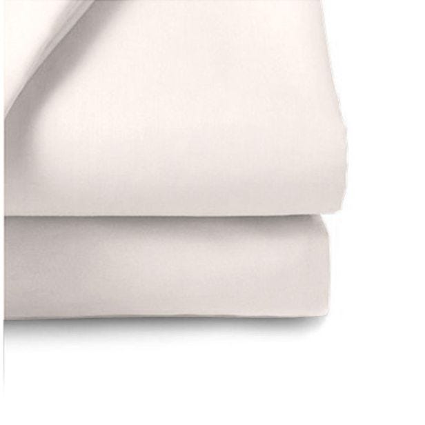 Belledorm 200 Thread Count Flat Sheet, King, White