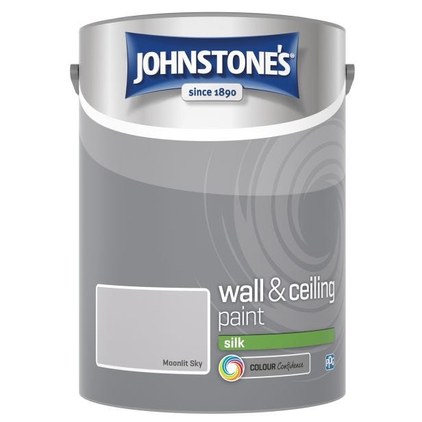Johnstone's Silk Emulsion Paint, 5L, Moonlit Sky