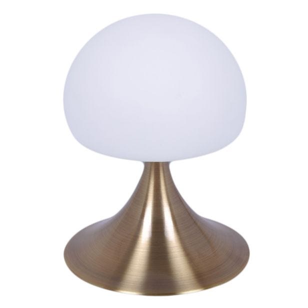 Casa Jemima Touch Lamp, Antique Brass