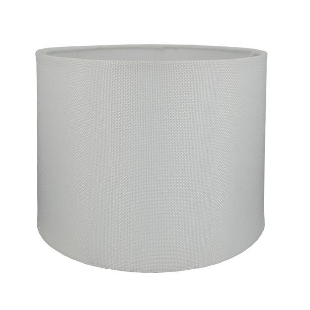 Casa Empire Linen Lamp Shade, 26cm, White