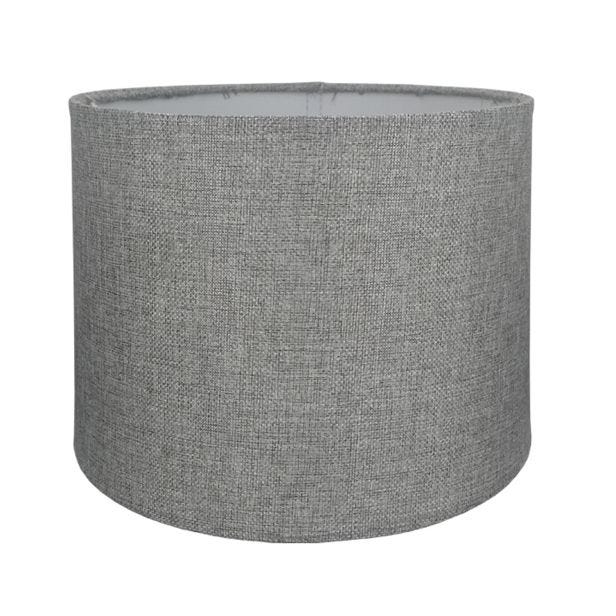 Casa Empire Linen Lamp Shade, 26cm, Grey