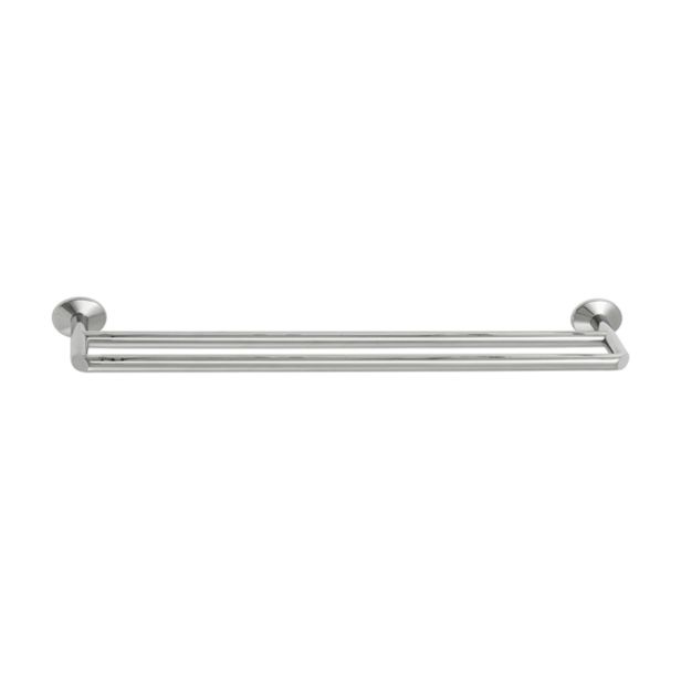 Robert Welch Oblique Double Towel Rail, Stainless Steel