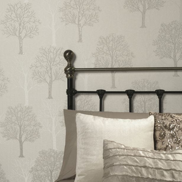 Holden Decor Opus Ornella Wallpaper, Grey