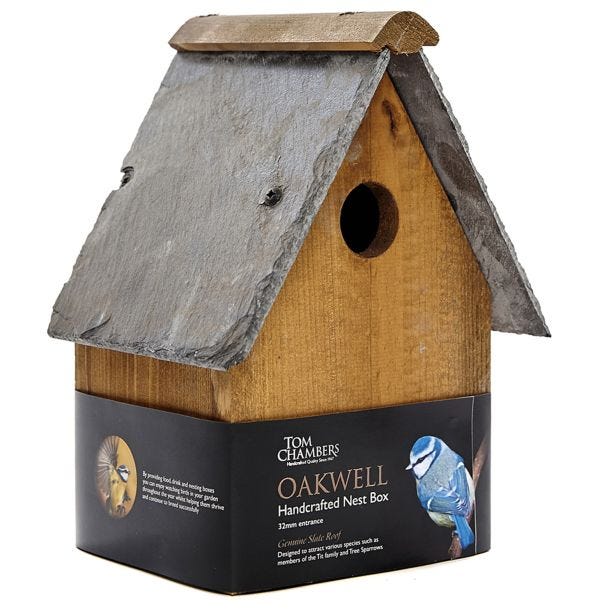 Tom Chambers Oakwell Nest Box, Medium, Brown