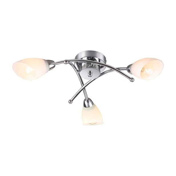 Casa Vivaldi Flush Ceiling Fitting, Chrome