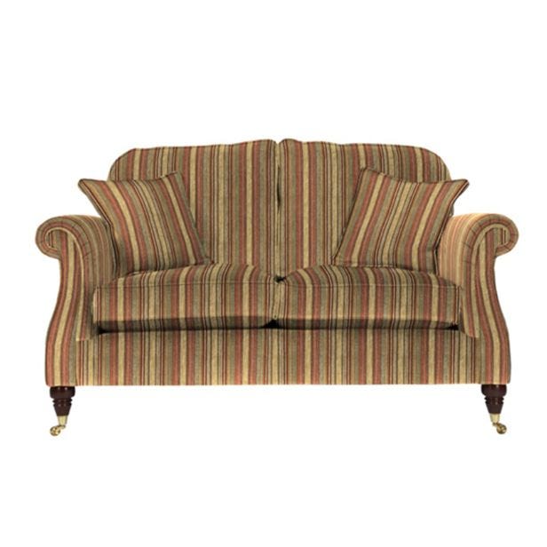 Parker Knoll Westbury 2 Seater Fabric Sofa, Baslow Stripe Gold