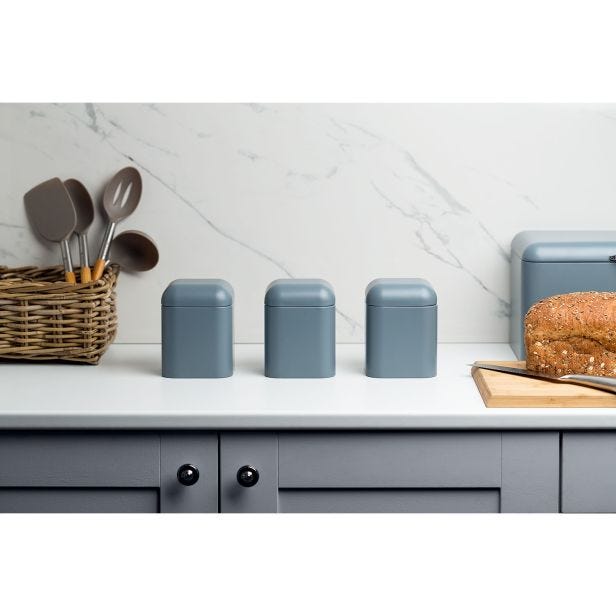 Haden Perth Canisters, Set of 3, Slate Grey