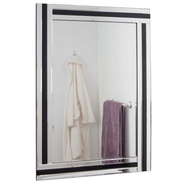Mirror Outlet Dalton Mirror, 100x70cm, Black