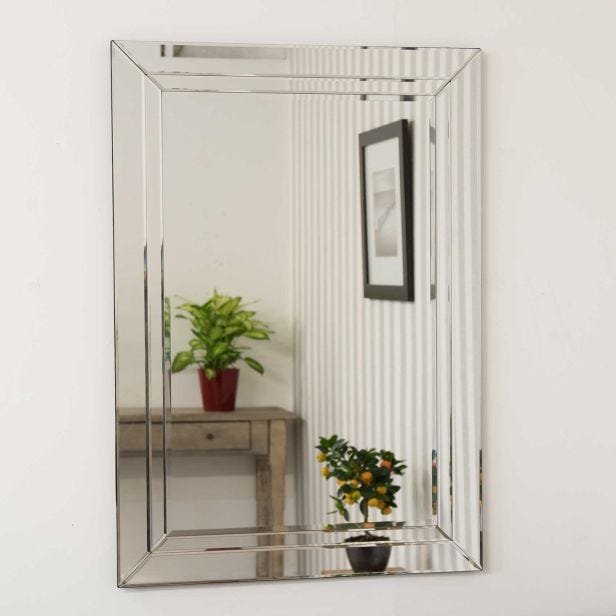Mirror Outlet Cranbury Frameless Mirror, 100x70cm 
