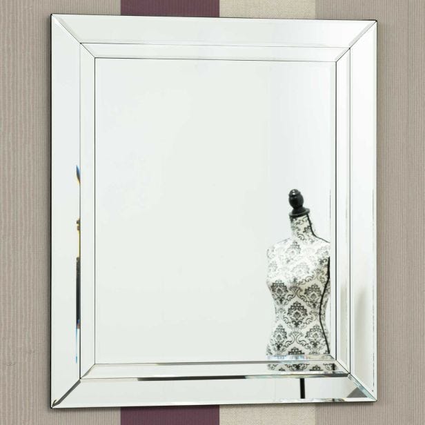 Mirror Outlet Cranbury Frameless Mirror, 68x58cm