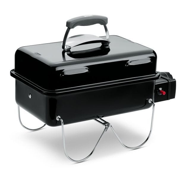 Weber Go Anywhere Gas Grill Barbecue, Black