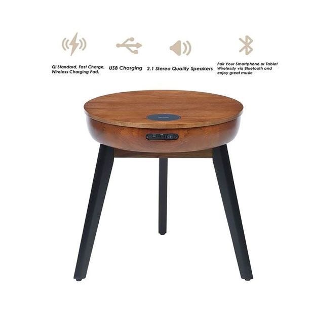 Jual San Francisco Smart Side Table, Walnut