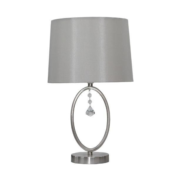 Casa Crystal Hanging Table Lamp, Silver