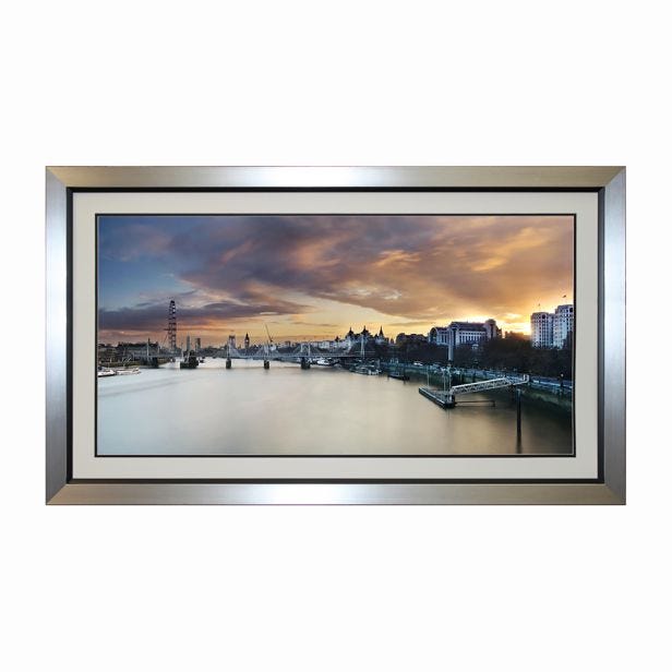 Complete Colour Thames Perspective, Framed Picture