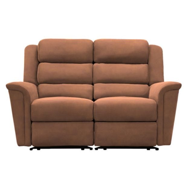 Parker Knoll Colorado 2 Seater Power Recliner Leather Sofa, Roma Nutmeg