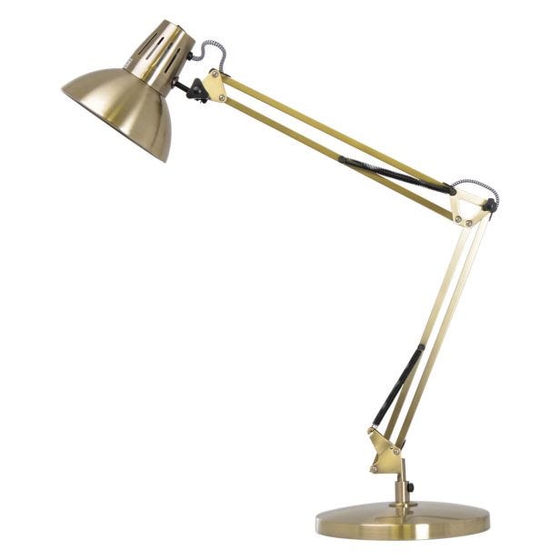 Casa Large Dulwich Task Lamp, Gold