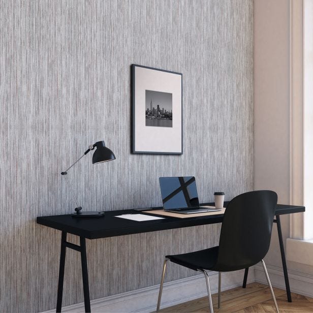 Muriva Bryce Texture Wallpaper, Bronze & Silver