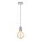 Eglo Yorth Ceiling Pendant Light, Light Grey Concrete