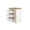 Casa Connor 3 Drawer Bedside Cabinet, White