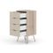 Casa Alden 4 Drawer Narrow Chest of Drawers, Driftwood