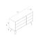 Casa Alden 3+3 Drawer Wide Chest of Drawers, White