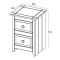 Casa Clement 2 Drawer Petite Bedside Cabinet